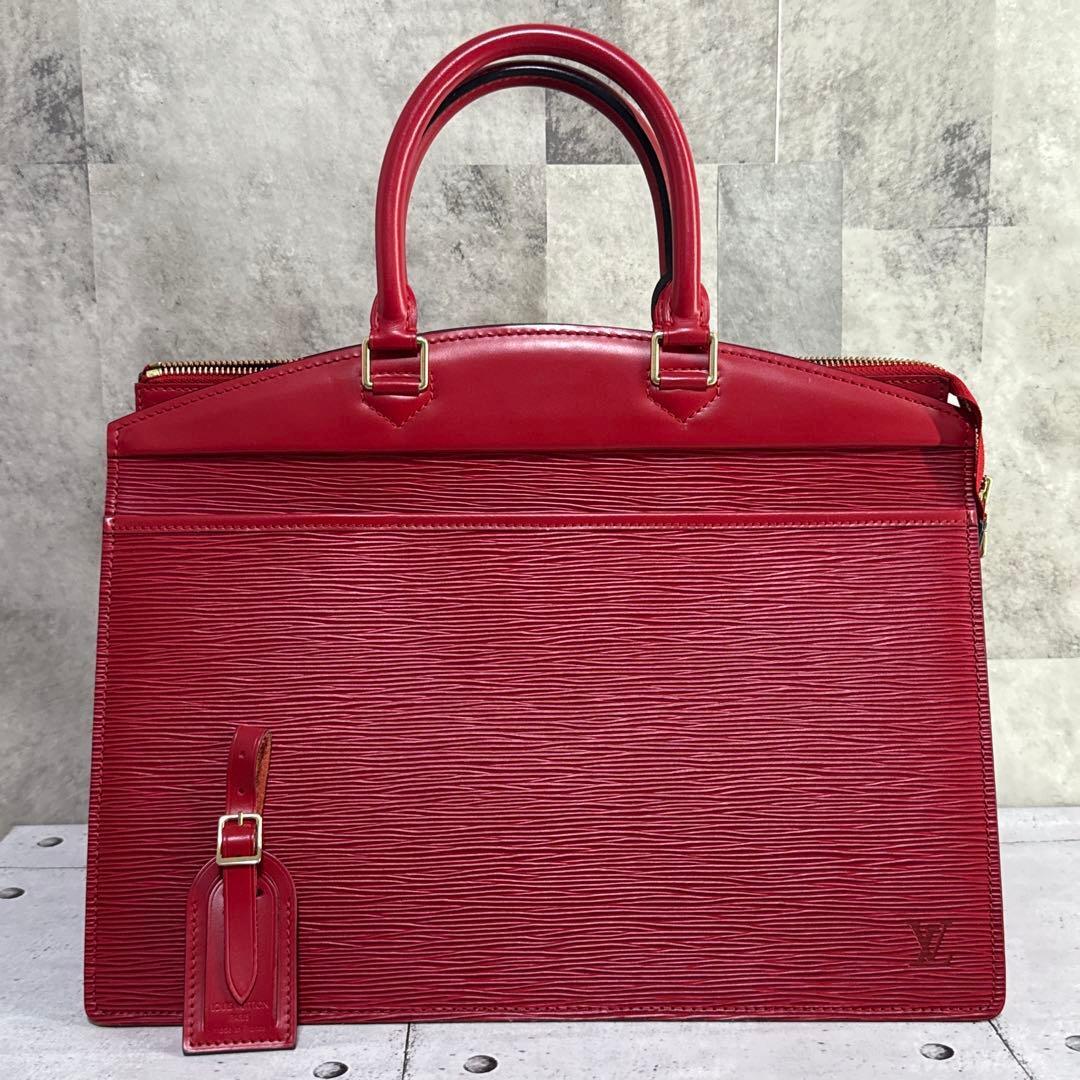 Louis Vuittonリヴィエラエピレザー M48187レッド ハンドバッグ | KAGO