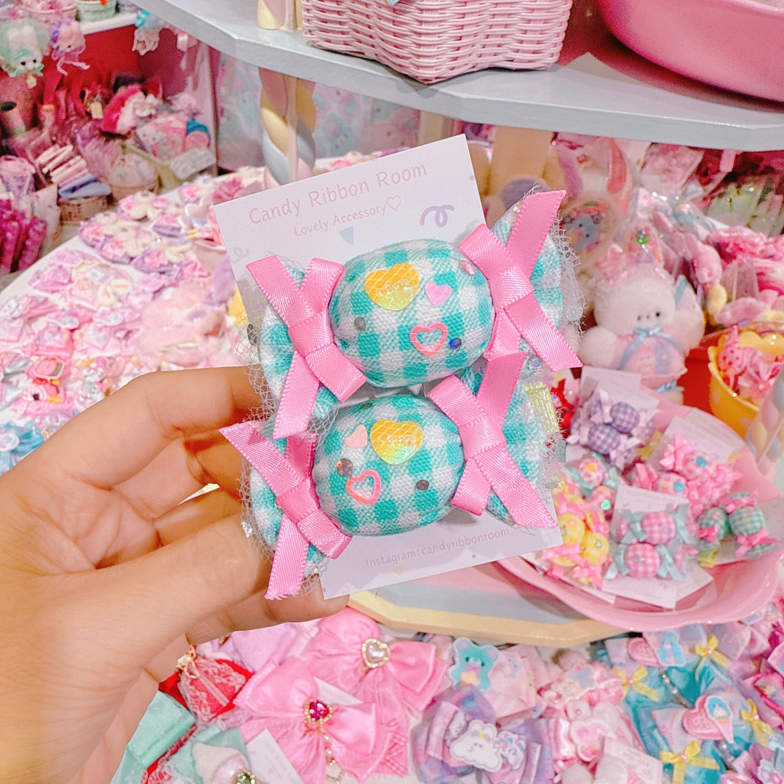 【F4】105-6ツインヘアクリップ