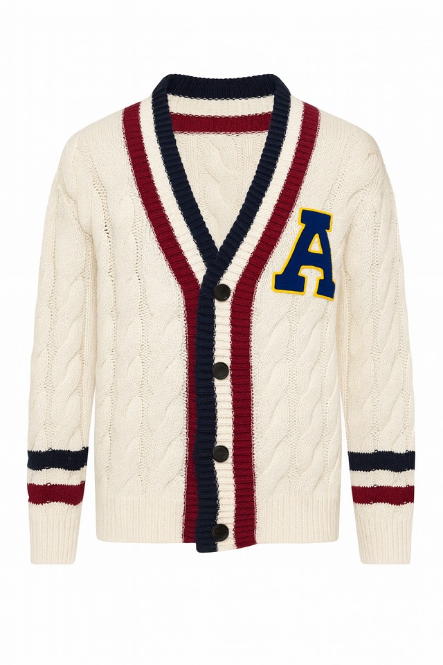 LEON × ACANTHUS ニットカーディガン