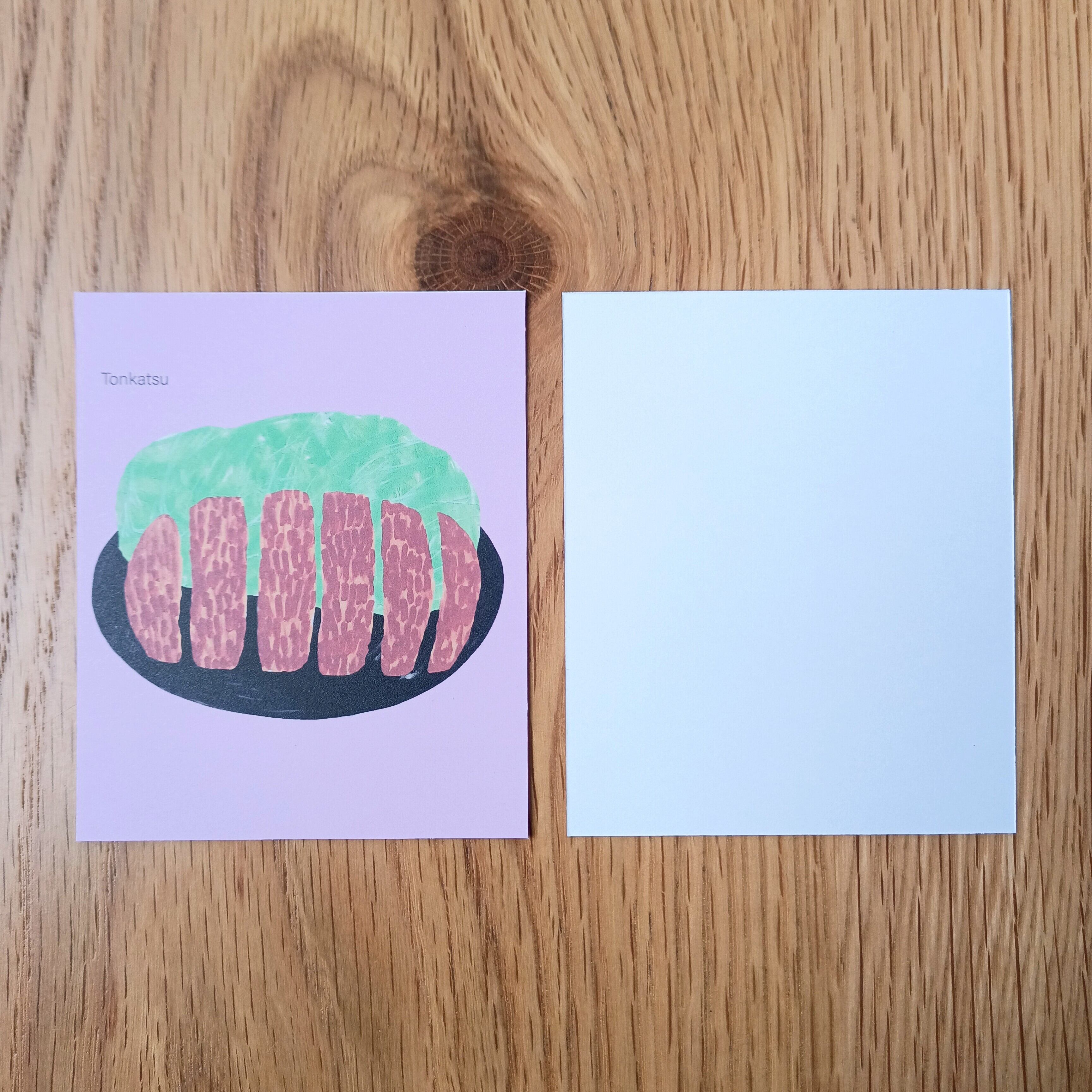 ひとこと箋 揚げ物づくし 11枚入り 揚げ物料理イラスト 紙雑貨