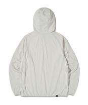 CALORA FLEECE HOODED PULLOVER_WHITE