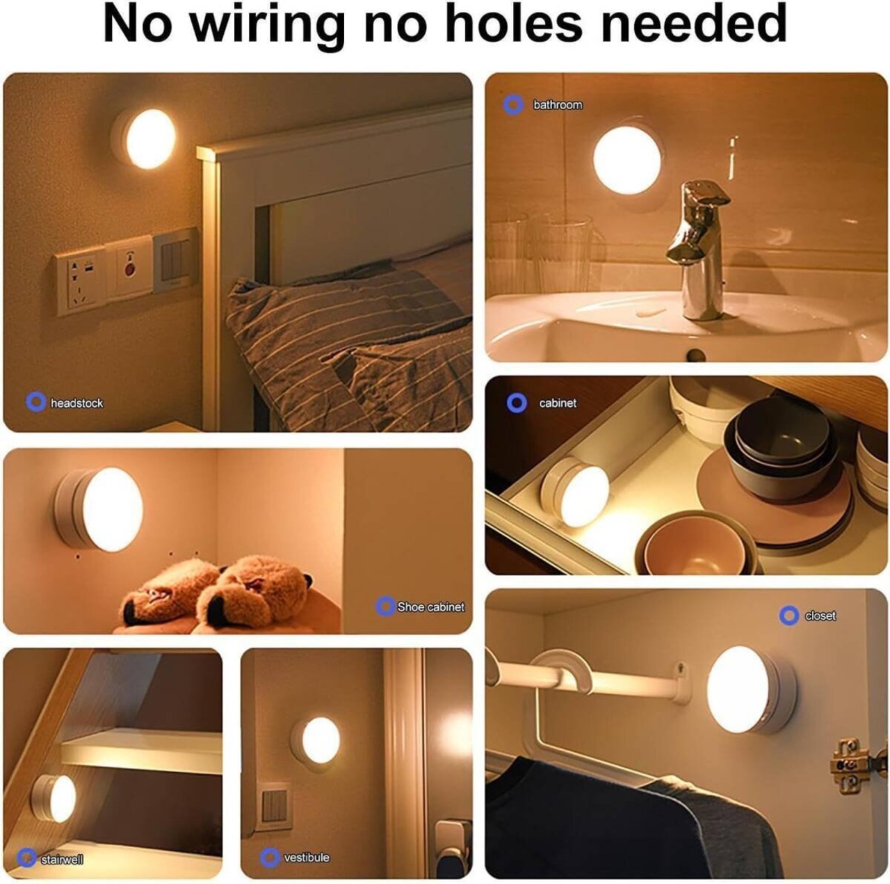 モーションセンサーライト 屋内 LED モーション ウォールライト 360度回転 LED常夜灯 バスルーム 寝室用 常夜灯