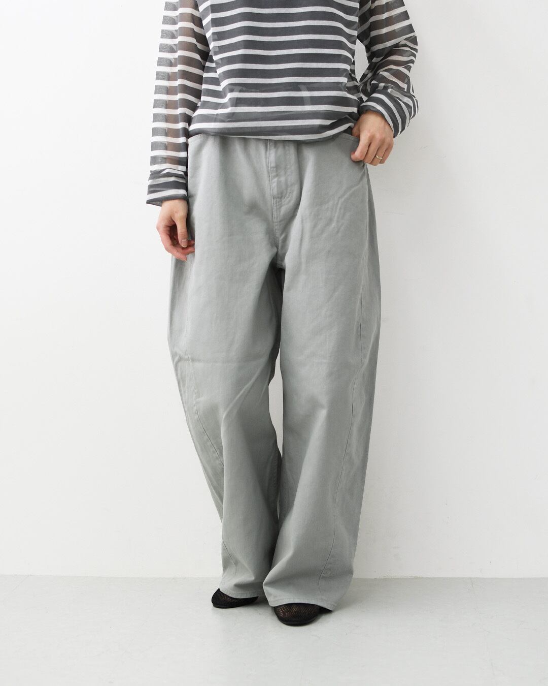 MICA&DEAL [マイカアンドディール] twist color denim pt [0126203121