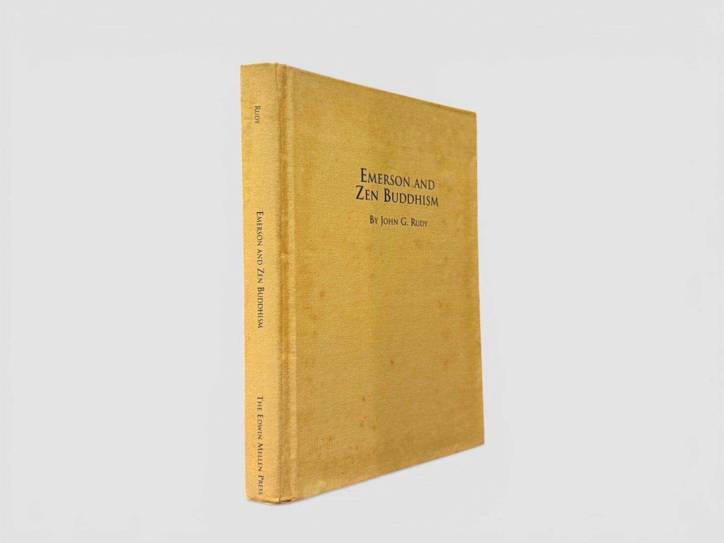 【SJ890】【FIRST EDITION】Emerson and Zen Buddhism(2001) /John G. Rudy