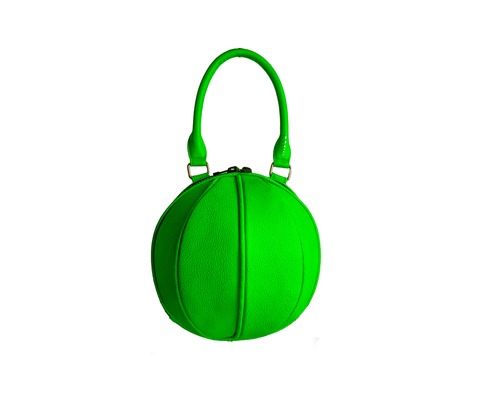 CR?ME  CRAYON  9001  グリーン　２WAY　ショルダーストラップ付きボールバッグ