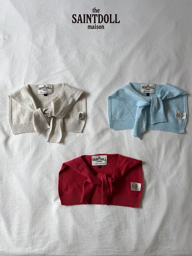 【取寄】saint doll｜knit shawl｜ニットショール｜1-3号｜kids&jr｜26 autumn