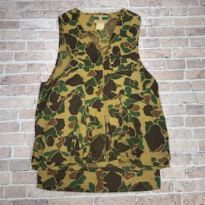 1950s-60s GAME WINTER CAMO HUNTING VEST