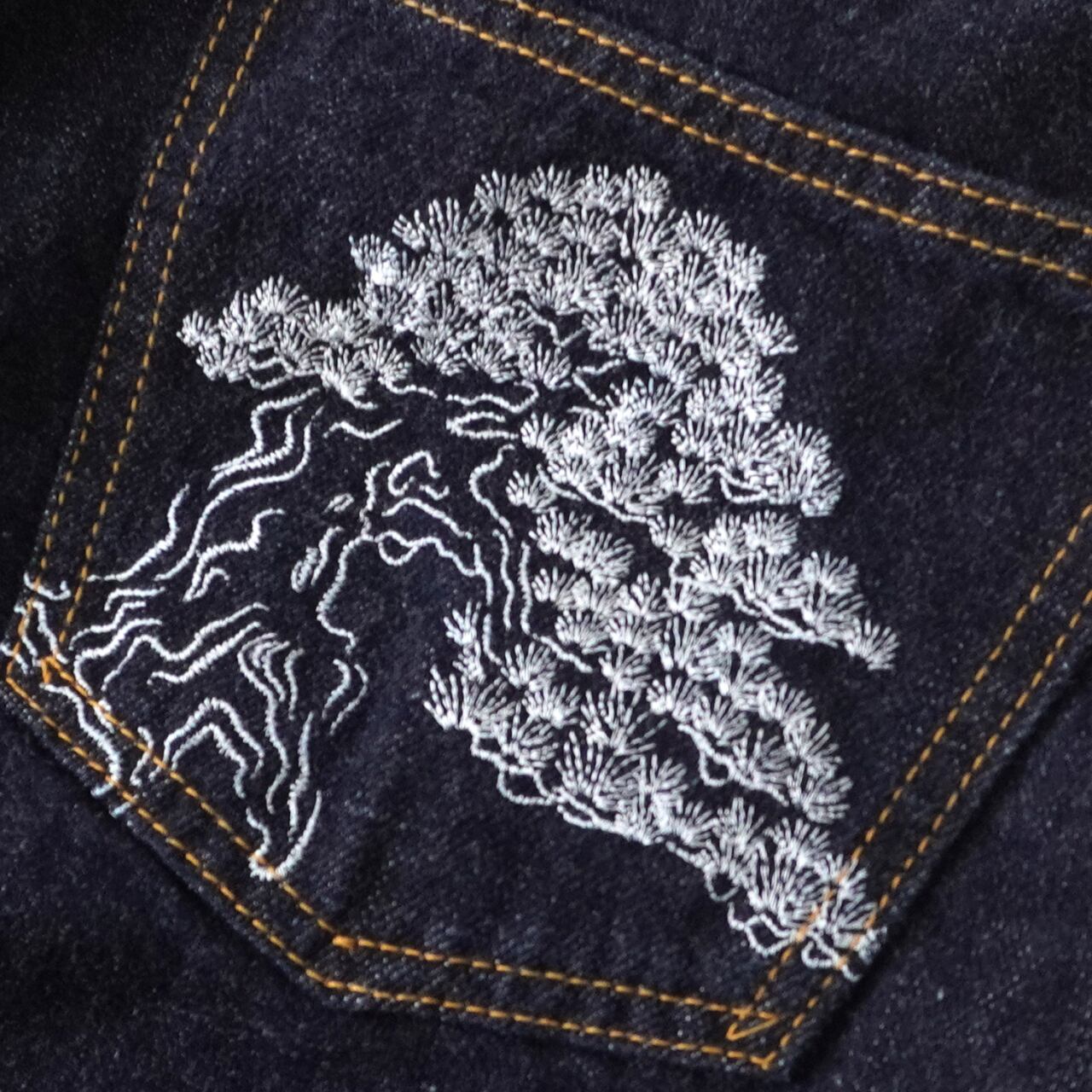 BONSAI 刺繍 NIKE スウェット 盆栽 自作 スエット カスタム 盆栽刺繍 