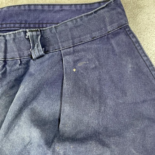 70s フランス軍 フレンチワーク コットン ブルー パンツ W39 詳細写真6
