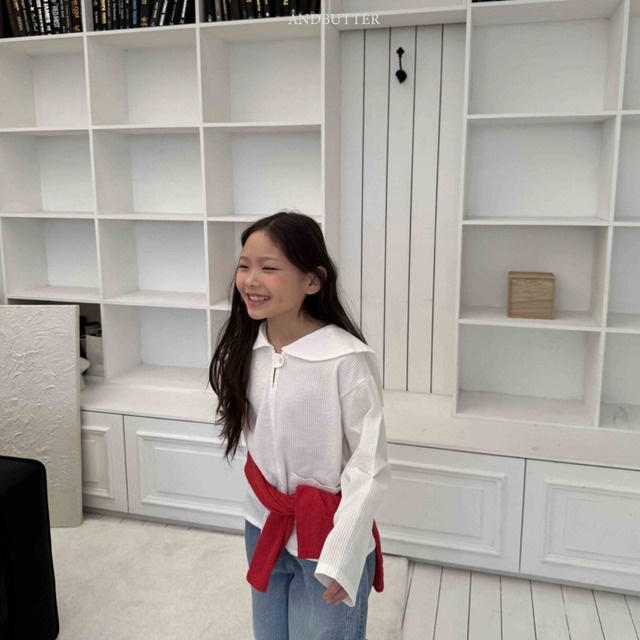 《送料無料》予約:セーラーブラウス【ANDBUTTER】