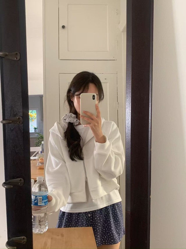 (予約) LITER / Drawing flower scrunchie 1color