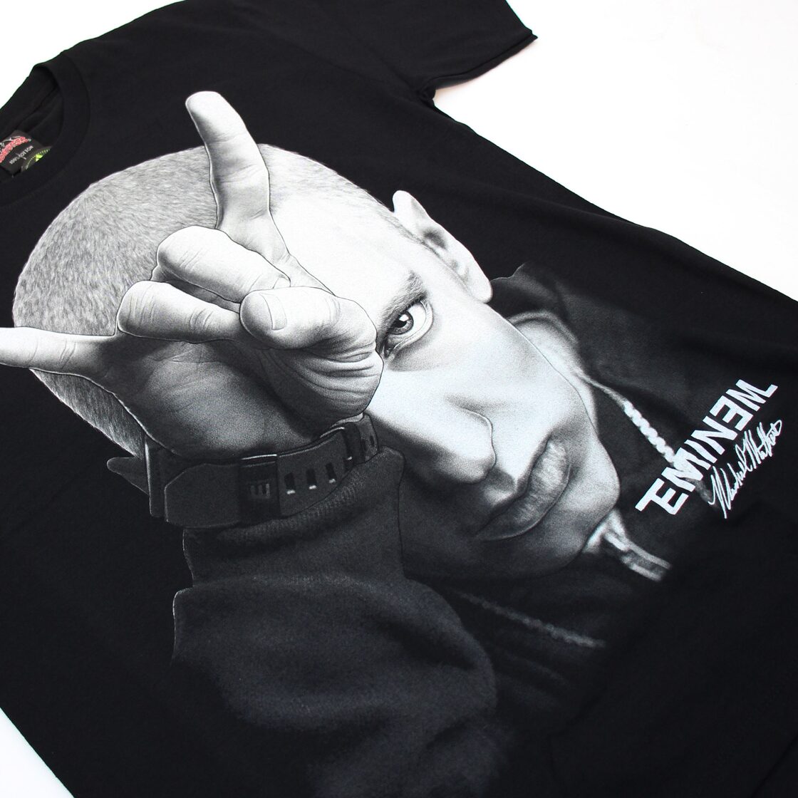 新品】 RAP TEE ラップ Tシャツ EMINEM エミネム BLACK | Pay ID