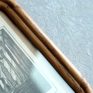 木の質感が温かい、ナチュラルなフォトフレーム｜木製 フォトフレーム ヴィンテージ調 丸角