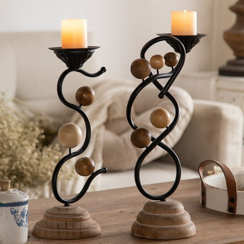 ハンガリー製 アイアン　燭台　ミッドセンチュリー　金工作家　キャンドルホルダー ハンガリー製 アイアン 燭台 ミッドセンチュリー 金工作家