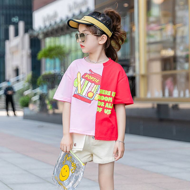 カラーTシャツ サマースタイル コットン 夏物 トレンディボーイ42959902912