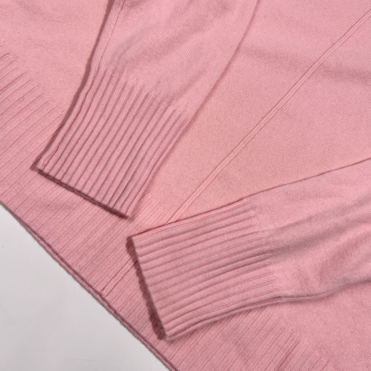 カシミヤ100% 高島屋 TAKASHIMAYA タカシマヤ ハイネック ニット セーター M /パウダーピンク系 レディース