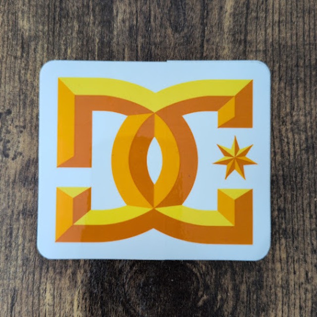 【ST-156】DC Shoe Co. Skateboard ディーシー スケートボード ステッカー カッティング ブラック