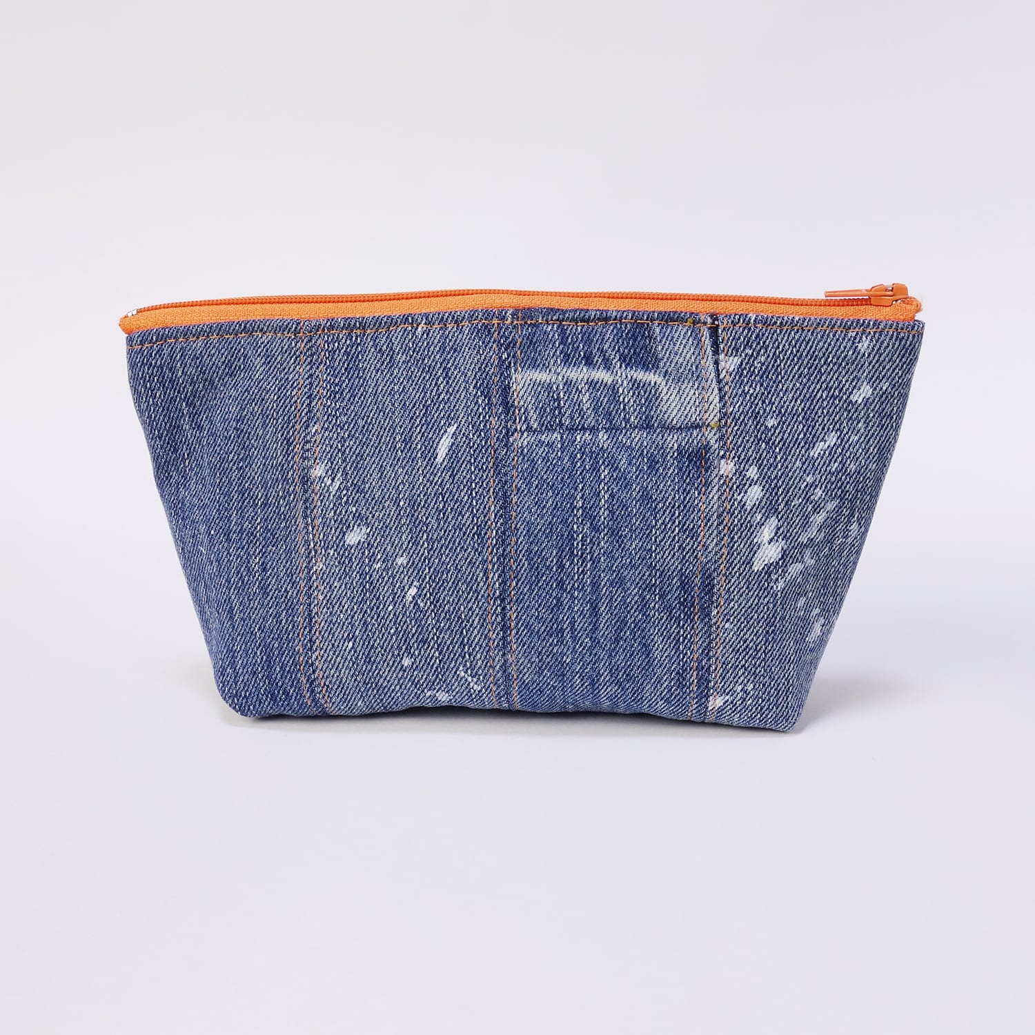 ポーチ ペンケース リメイクデニム ペイント加工 | DENIMCLUB