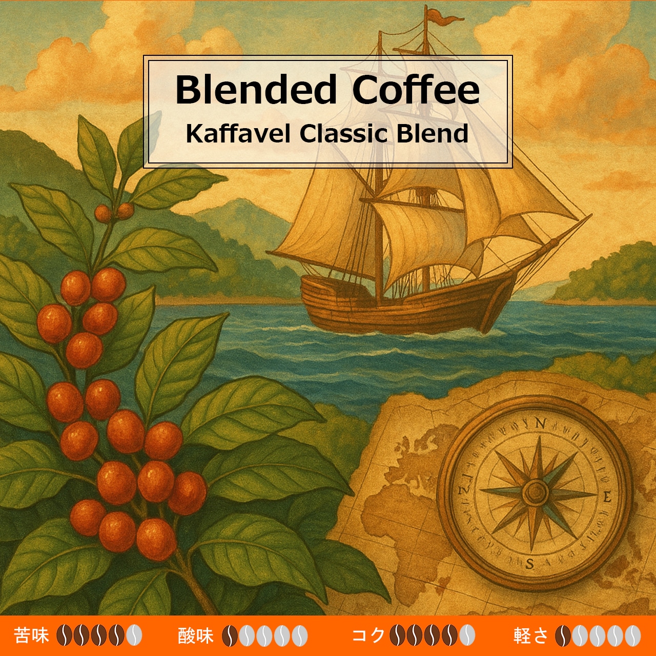 006 Kaffavel Classic Blend(カファベル クラッシック ブレンド)100g