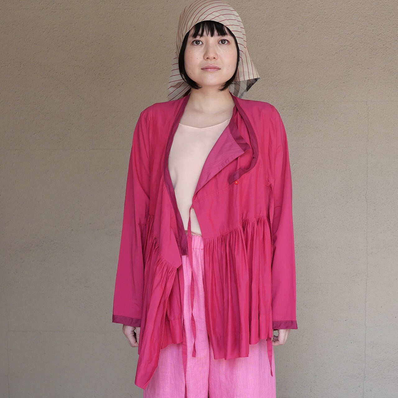 128.【ピンクの国】あのラバリショートジャケット（マゼンダ） | さゆうま