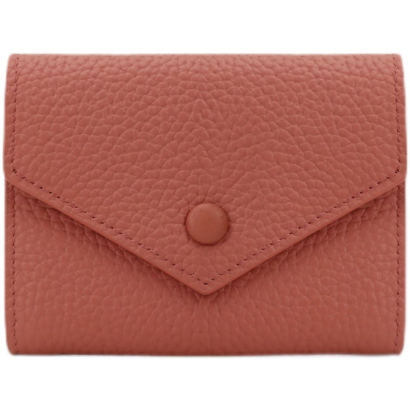 名前入れ可】全8色 本革刻印三つ折りミニウォレット | ROSE AURA