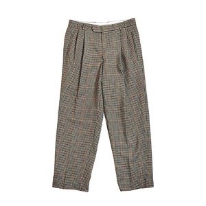 Business Class / Gingham Check Light Wool Slacks Pants W31