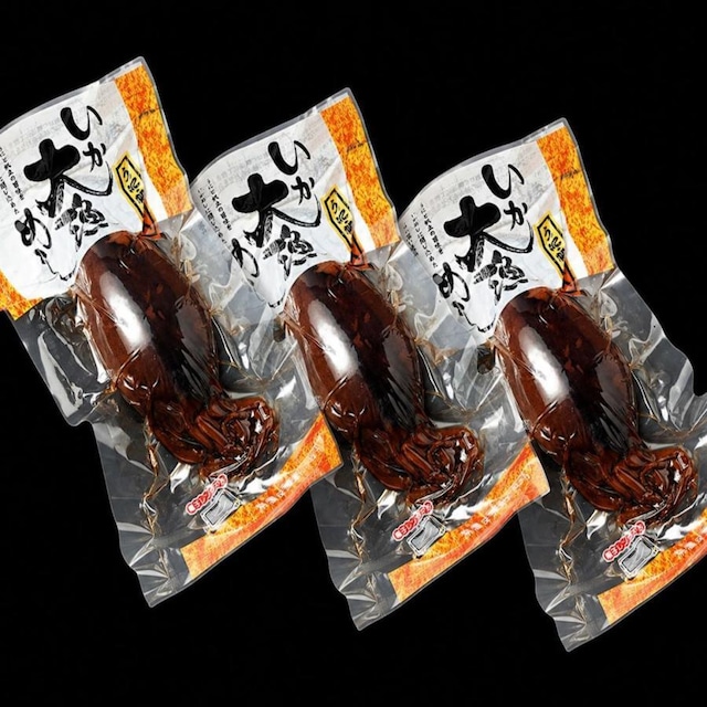 いか大漁めし ジャンボサイズ ウニ ホタテ入 3本セット