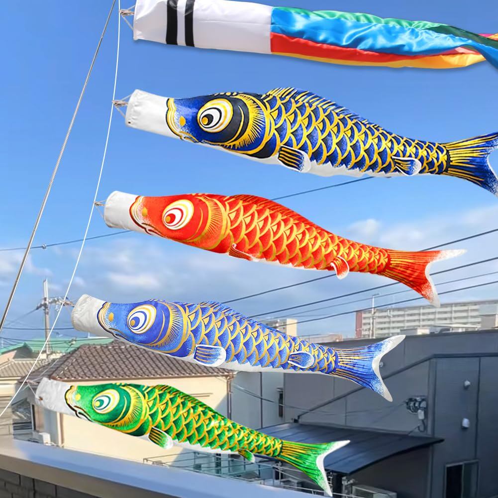 OKBABY こいのぼり 鯉のぼり 鯉3匹 端午の節句