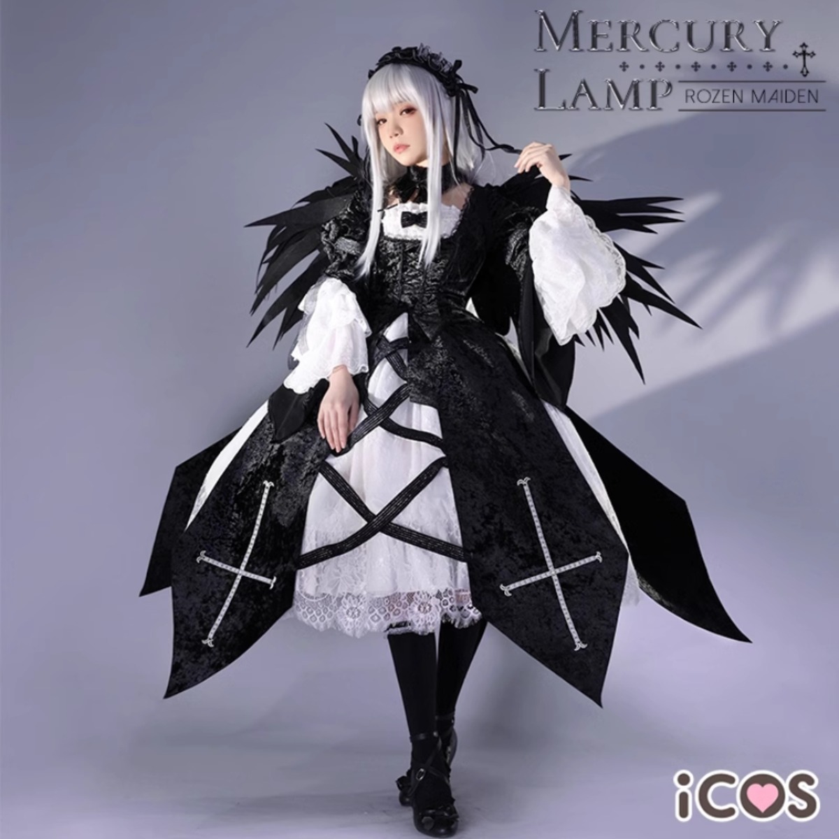 生誕祭 アイドル 衣装 ゴスロリ コスプレ 薔薇 小悪魔 ドレス ♡ 予約商品 ゴスロリ 薔薇少女 セットアップ ゴシック イベント衣装