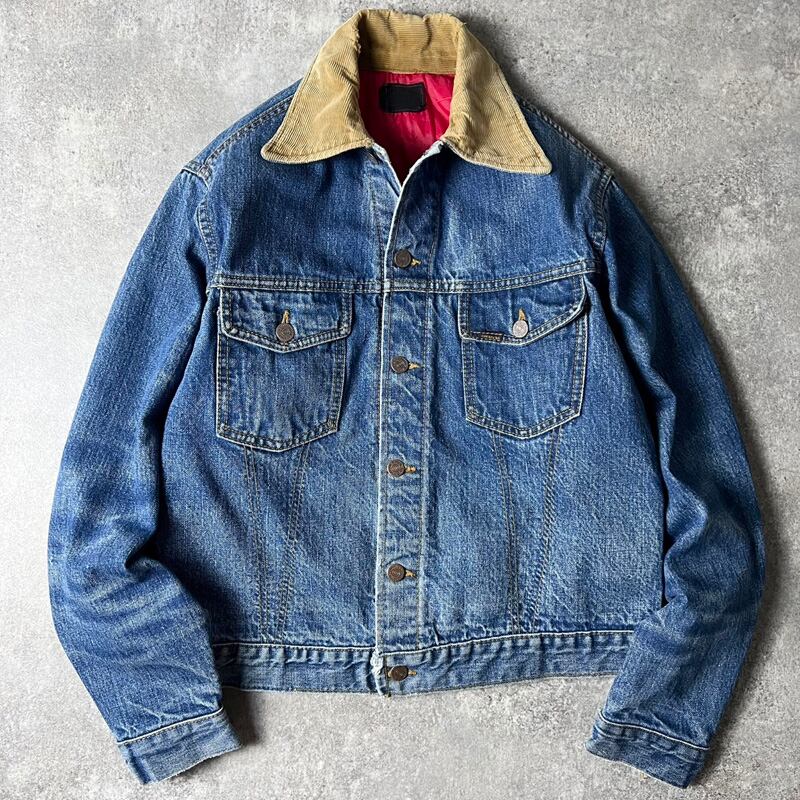 90年代 OLD GAP オールドギャップ レザー襟 デニムジャケット メンズM