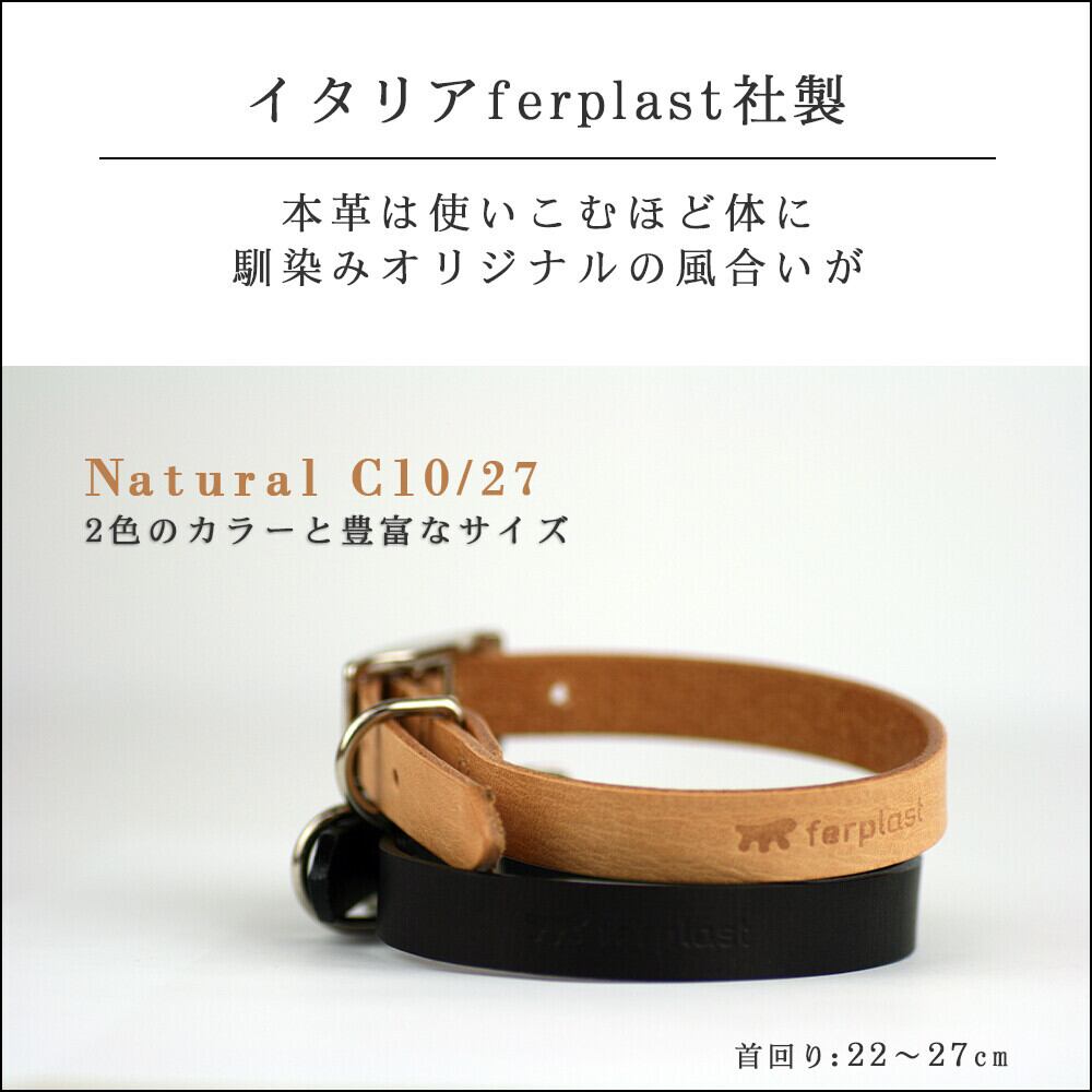 犬用　首輪　革