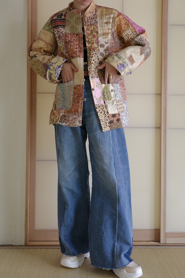 Patchwork Quilted Reversible Jacket