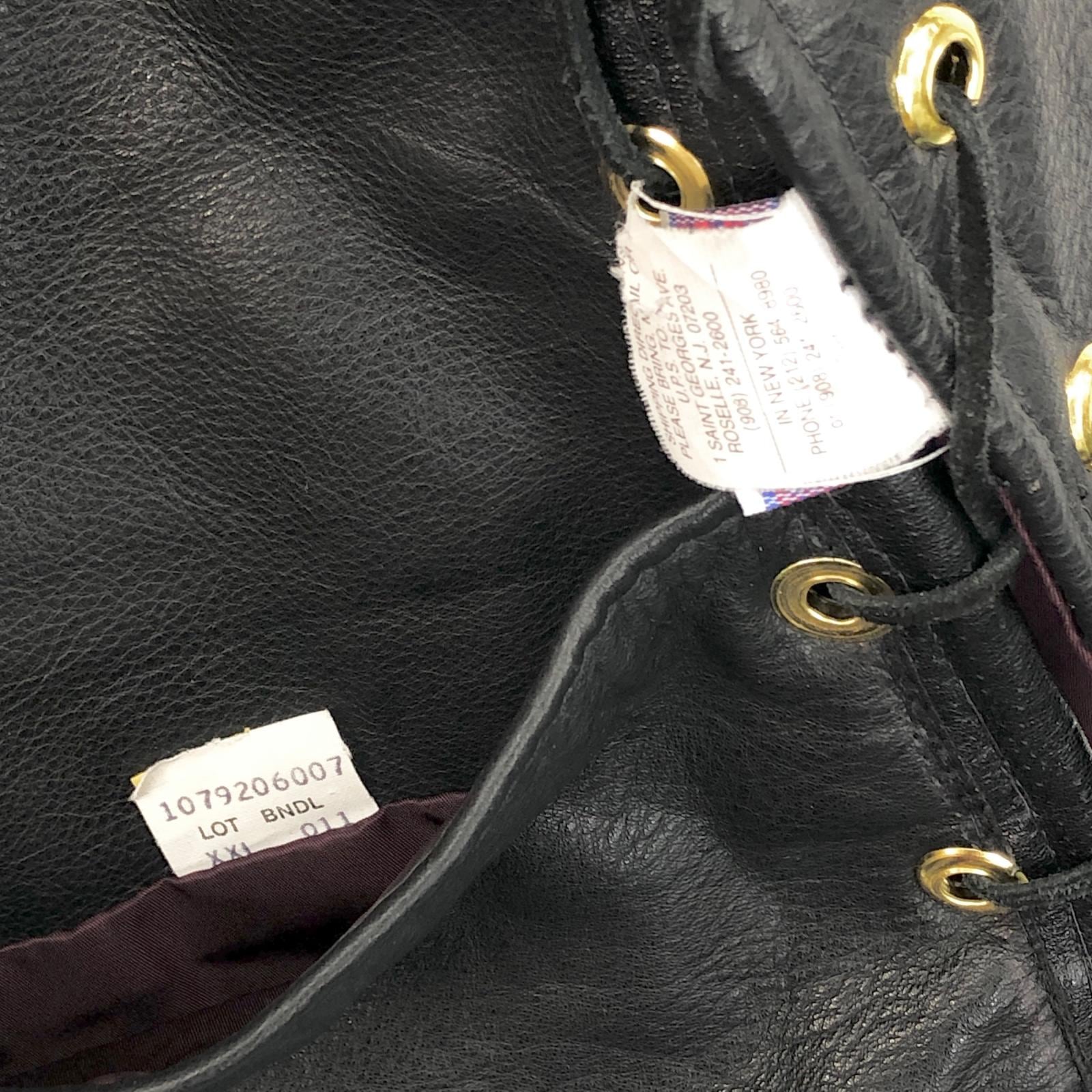 SCHOTT ショット 80- 90年代 USA製 レザーベスト ライダースベスト
