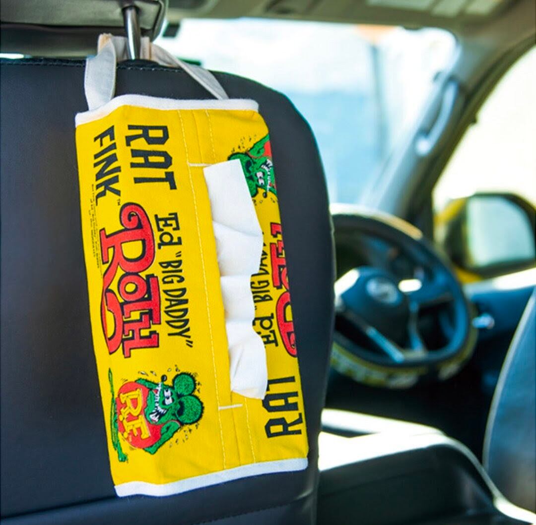 【 RATFINK ( ラットフィンク ) 】 Tissue Cover / ティッシュ カバー 吊り下げ〚アメリカン雑貨 アメトイ〛