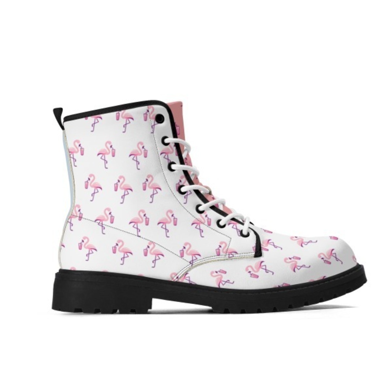 Women's Upgraded Black Outsole Leather Boots 4254