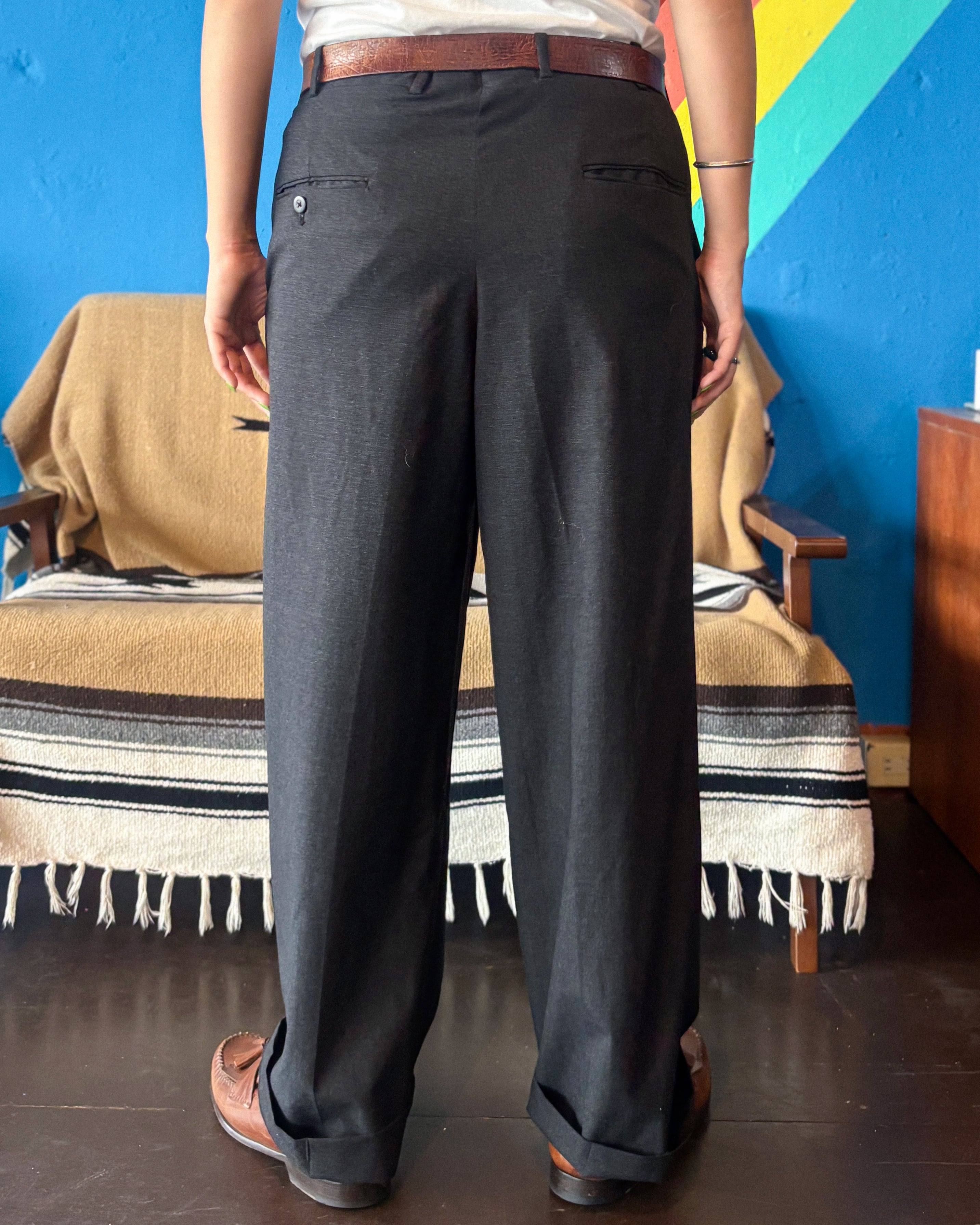 Men's】 90s NORDSTROM スラックス パンツ / アメリカ製 USA製 古着