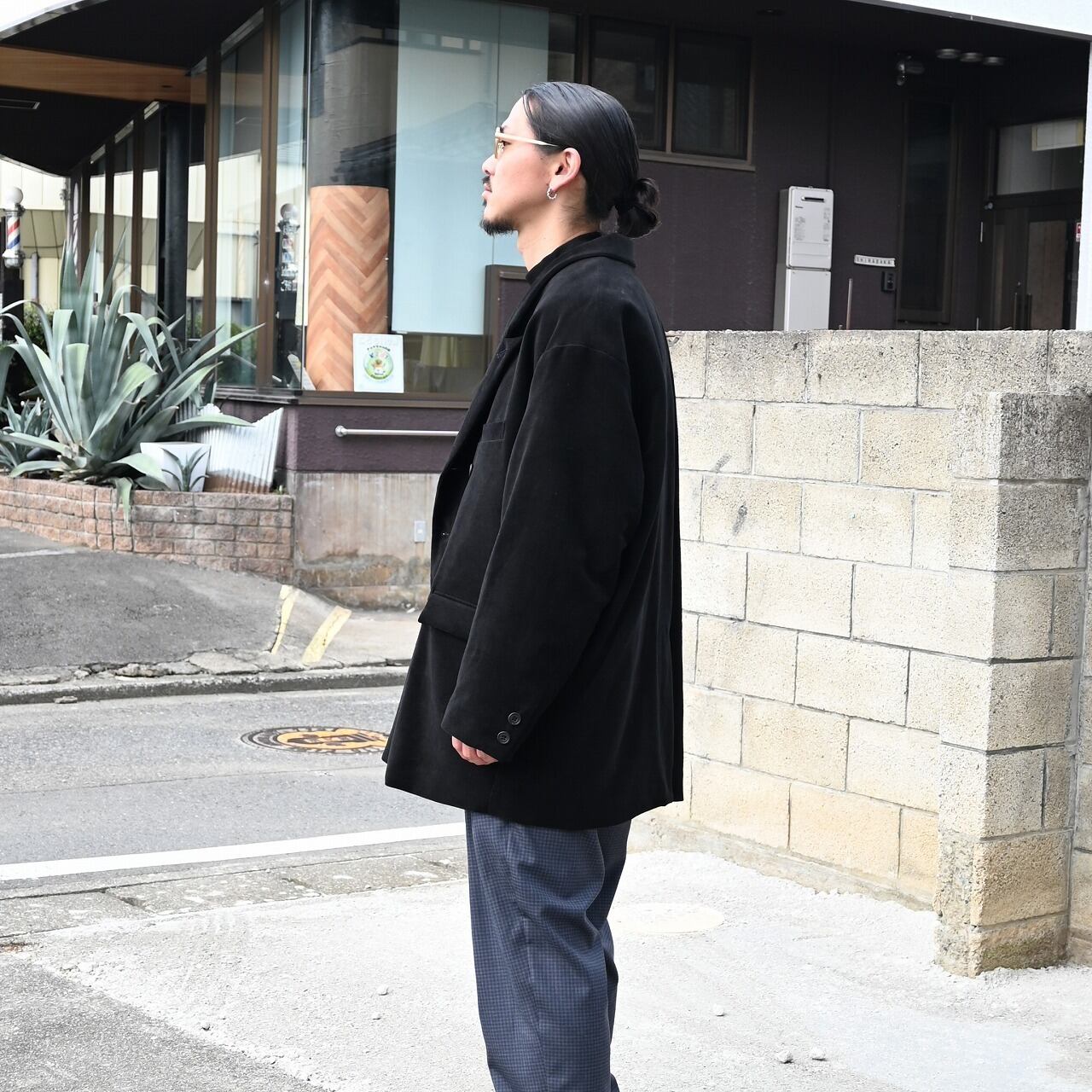 THE DAY / MOLESKIN DOUBLE BREASTED JACKET | GANKO