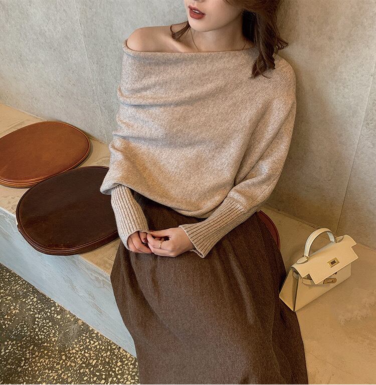 Lavish Gate/ドルマンスリーブ ボートネック リブラッシュガード