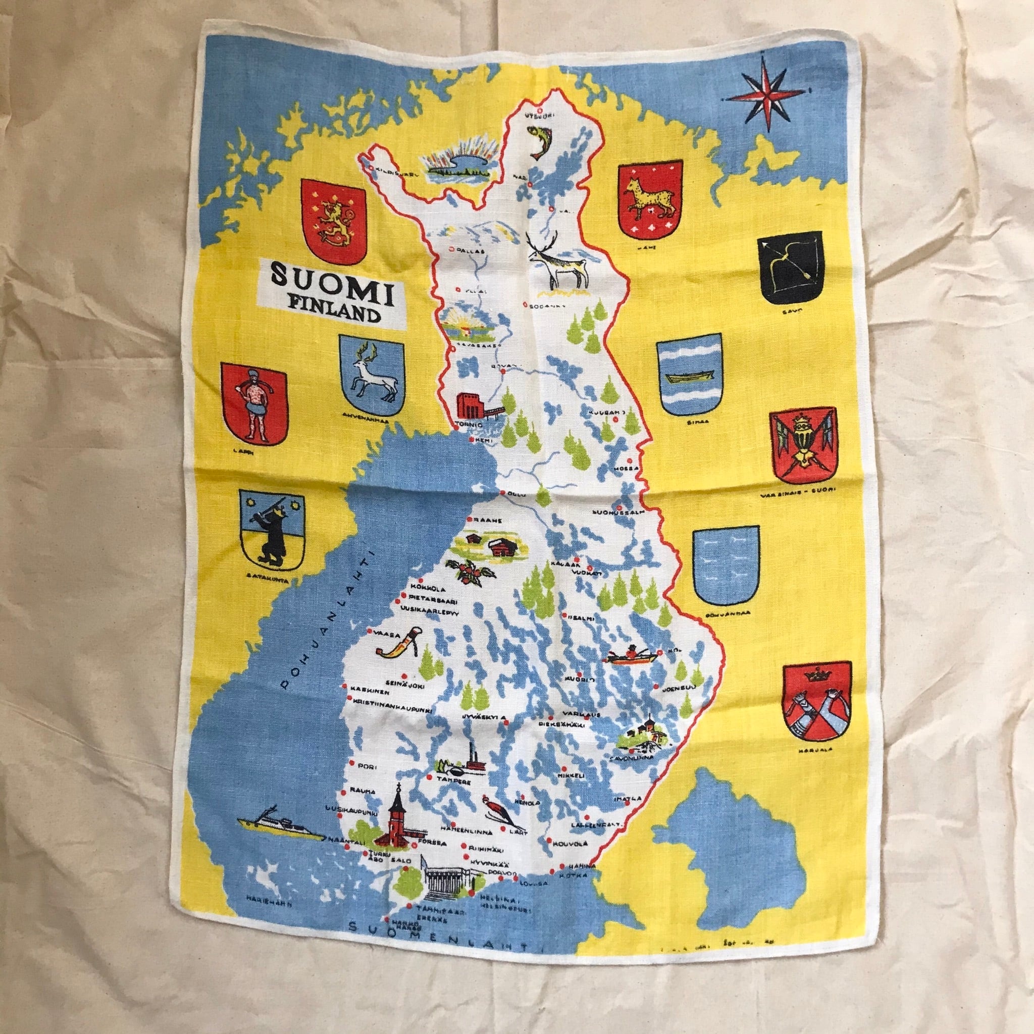フィンランドのキッチンタオル