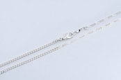 C-053 Interlock chain necklace(TYPE A)(45cm)