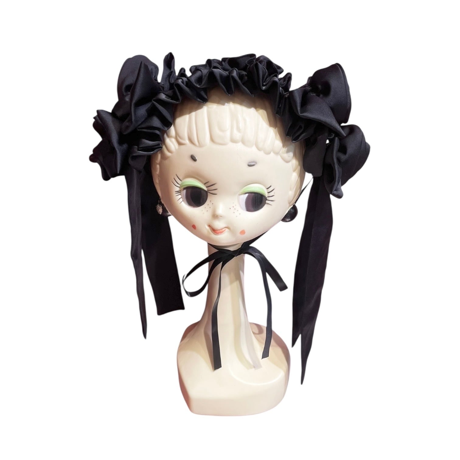 ローズリボンヘッドドレス　BLACK