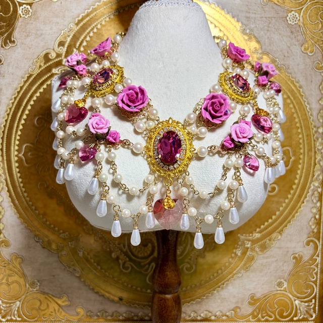 Rose and Love Heart　Pink