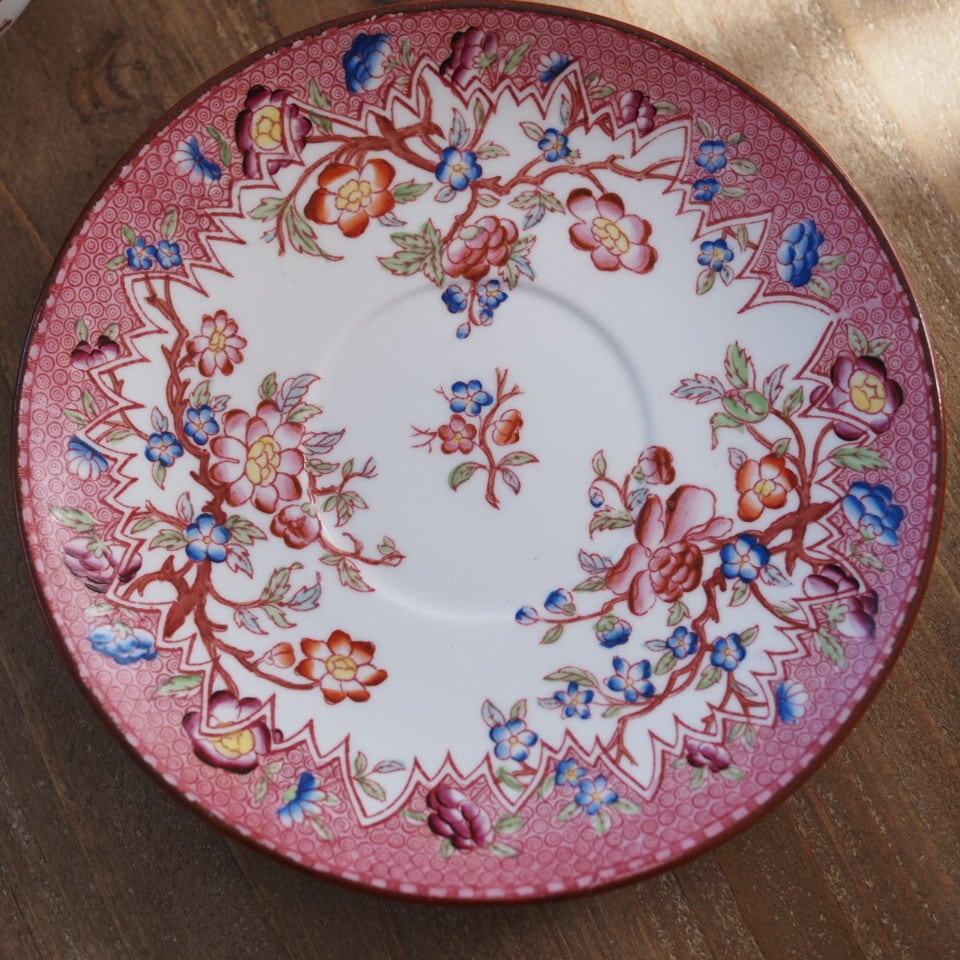 希少フランスアンティーク サルグミンヌ ミントン252＆219 カップ