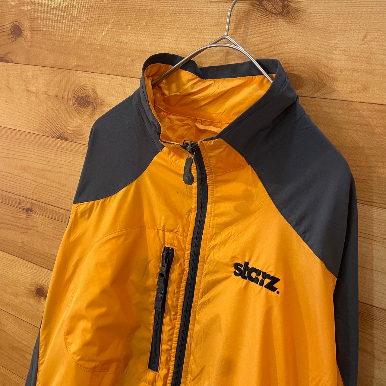 【NORTH END】starz テレビネットワーク 刺繍ロゴ ジャケット ワンポイント アメリカ古着