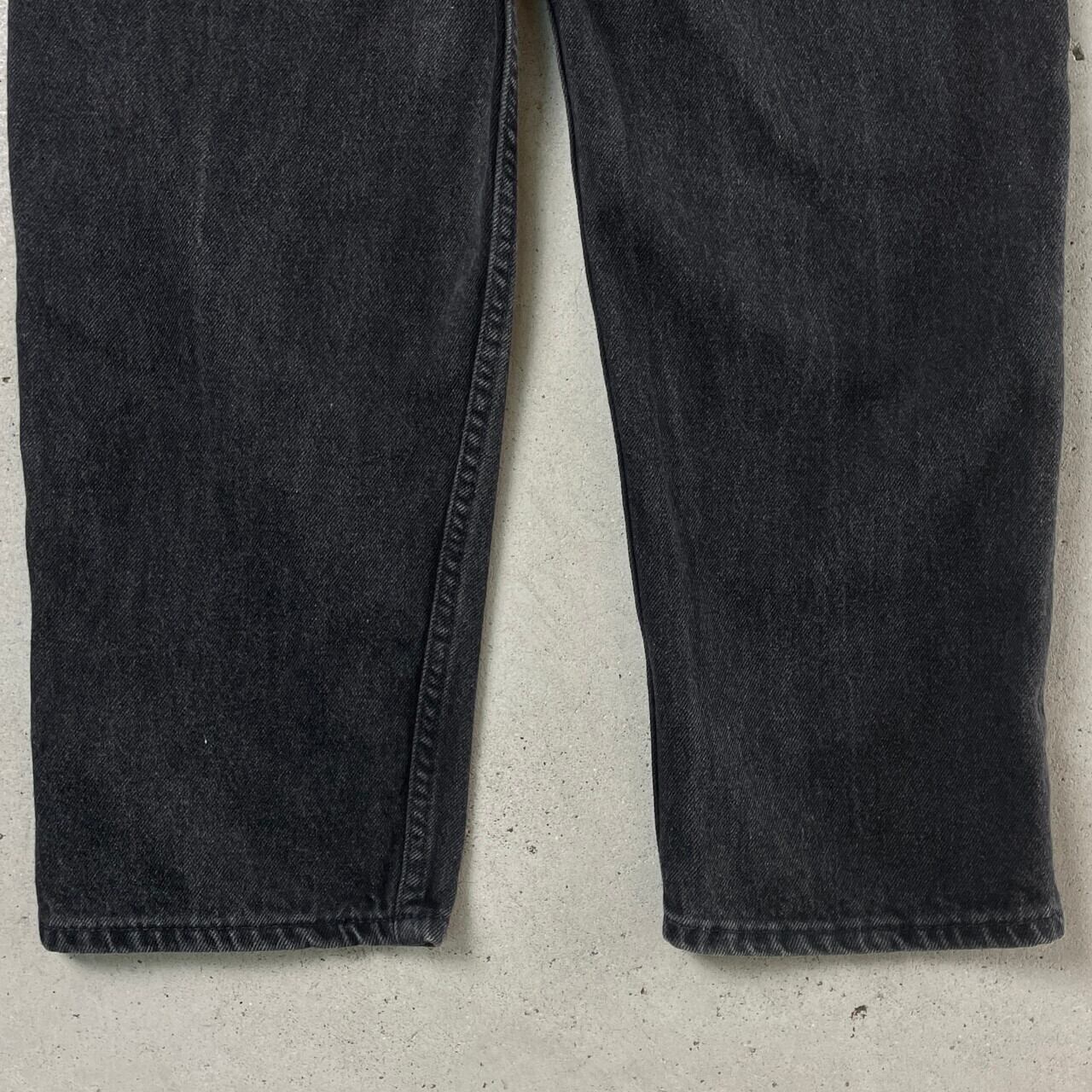 90年代 USA製 Levi's リーバイス 550 白タブ ブラックデニム