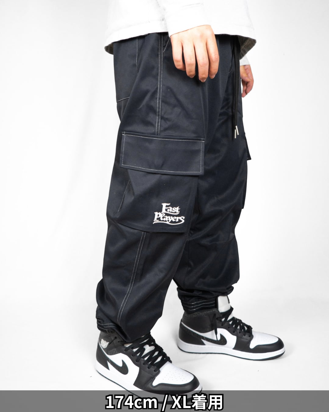 KAKAZZY カカジ ブラック カーゴパンツ S ユニセックス KAKAZZY カカジ ブラック カーゴパンツ S ユニセックス KAKAZZY カカジ