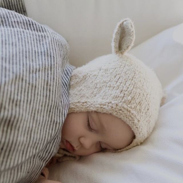 Sheep Hat [ Off White ] 1-2y, 2-4y / GANG OF KIDS [ ニット ボンネット ベビー キッズ]
