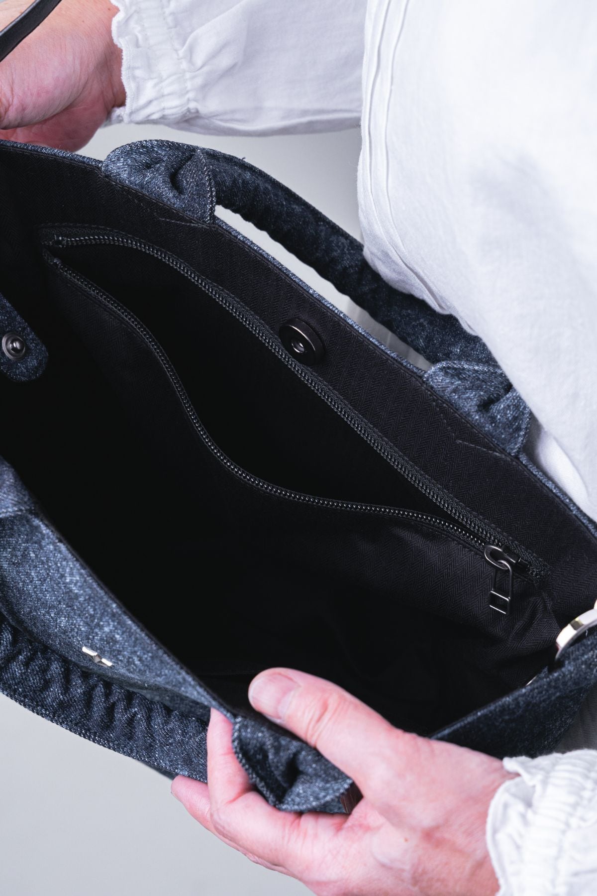 ☆岡山デニム☆ブタさん☆☆扇型☆リュック対応☆4wayボストンバッグ ☆岡山デニム☆ブタさん扇型☆リュック対応☆4wayボストン