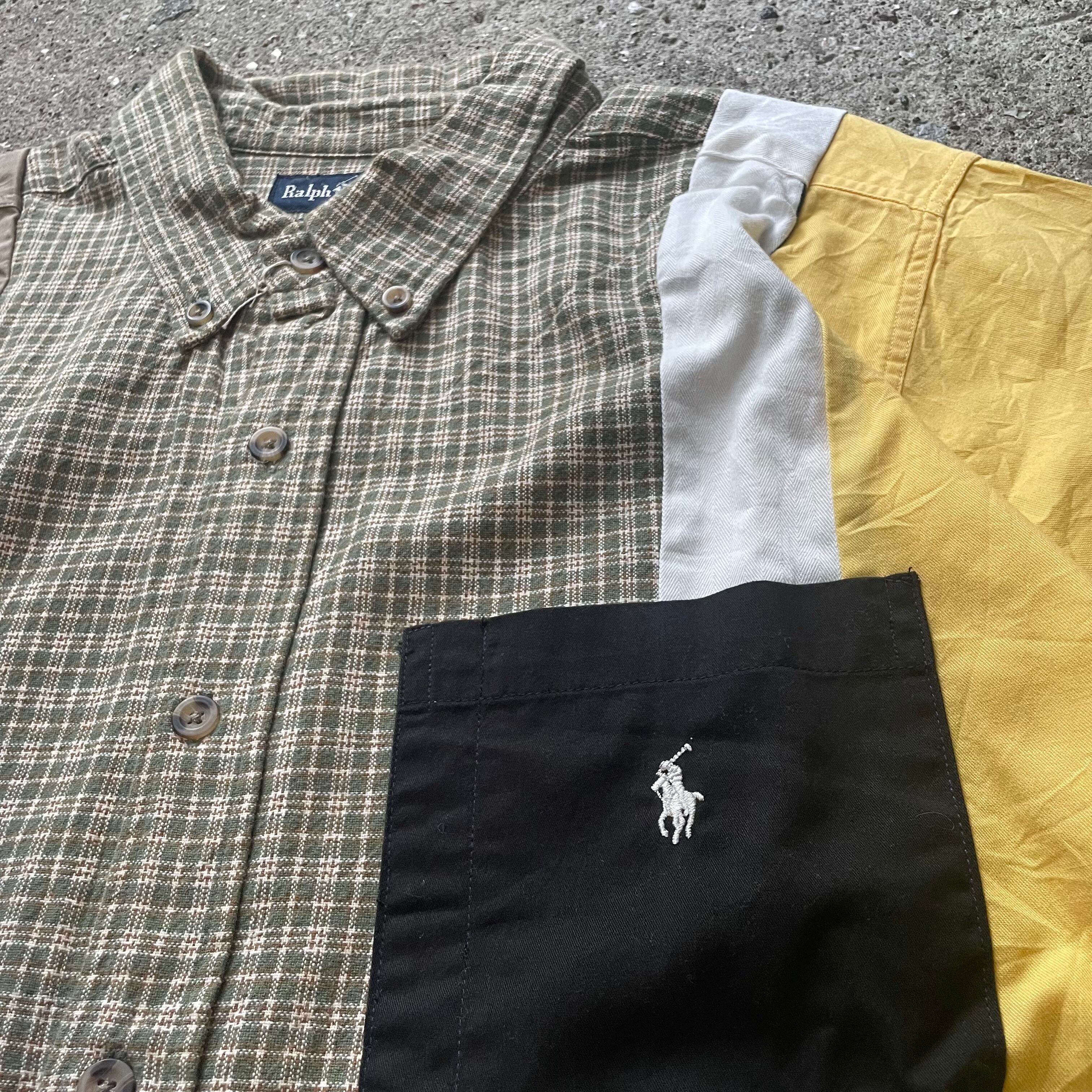 Ralph Lauren リメイクシャツ 2 | 古着屋 わらしべ