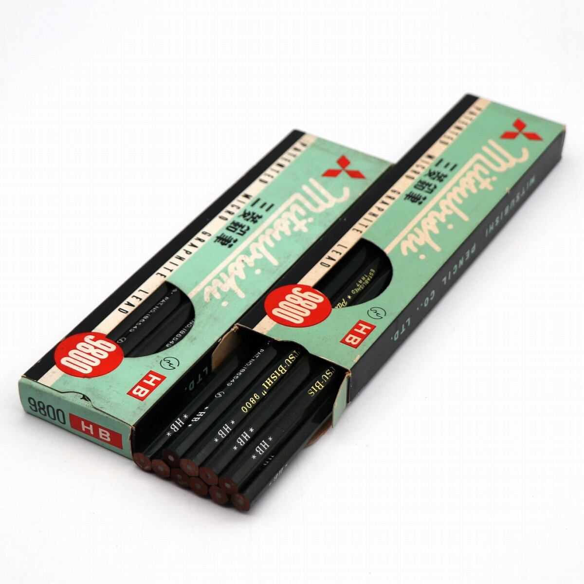 uni・MONO・三菱・レトロ鉛筆まとめ売り・HB・文房具・No.210124-43 